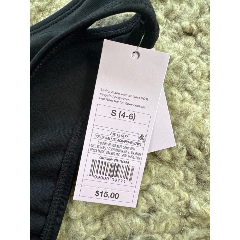 Wild Fable Womens Low Rise Medium Coverage Bikini Bottom Black Size S 4-6 NWT - Picture 4 of 6